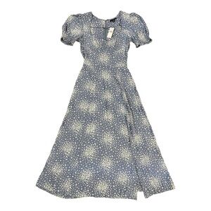 AE Studio Blue and White Floral Women's Dress Size XS